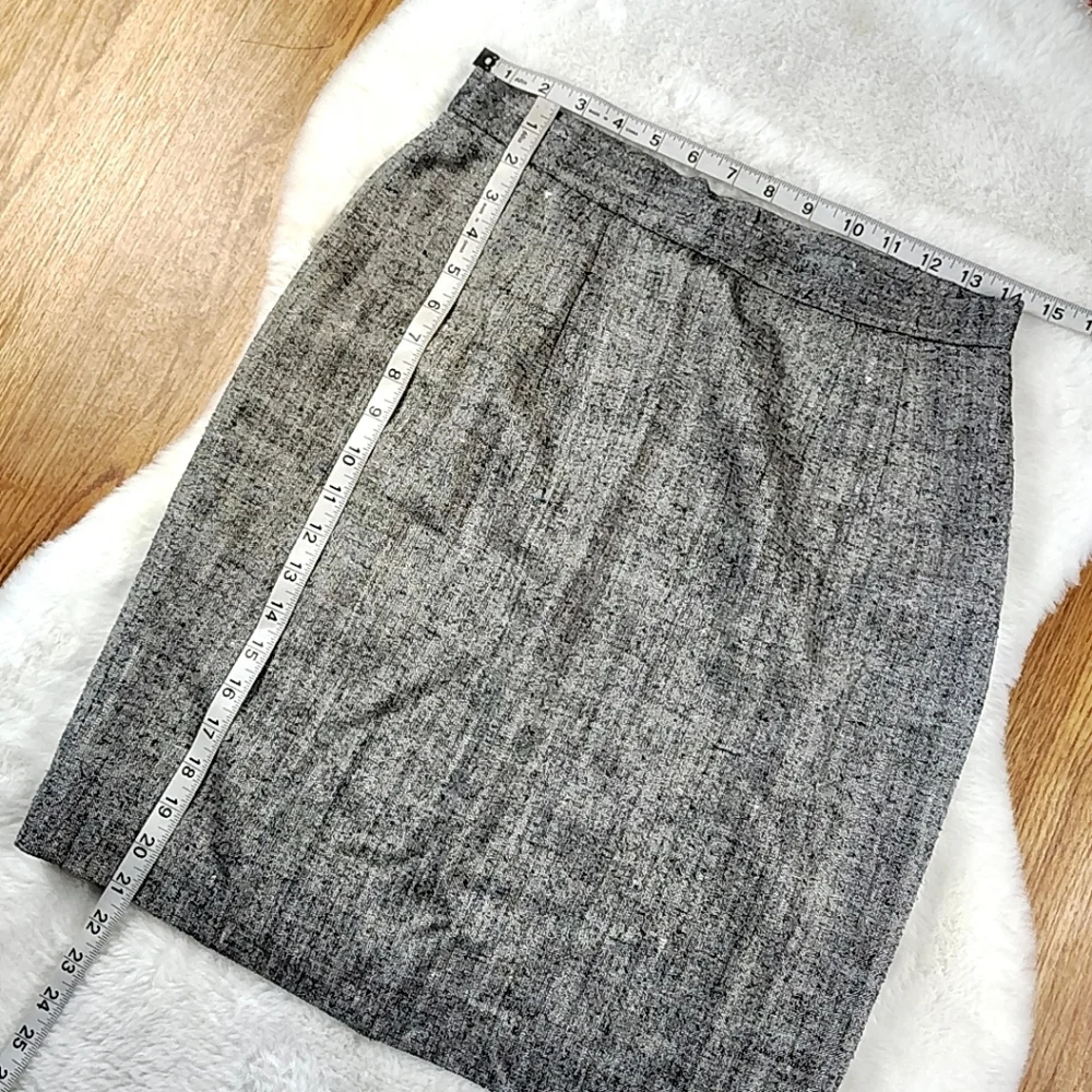 Vintage Silk Neiman Marcus 100% Silk Tweed Skirt Suit Set 90s Career Woman Wear